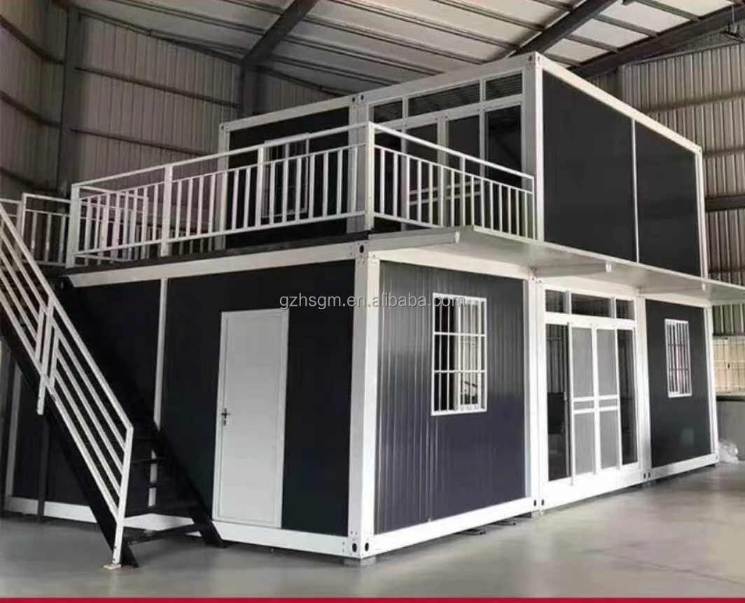 Casa contenedor a precios de fábrica, casa prefabricada Modular de doble dormitorio ensamblada rápidamente, casa de aislamiento temporal hecha a medida