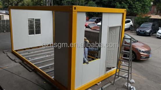 Casa contenedor a precios de fábrica, casa prefabricada Modular de doble dormitorio ensamblada rápidamente, casa de aislamiento temporal hecha a medida